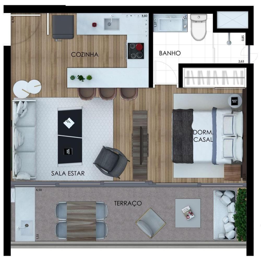 Appartamento Huma Klabin San Paolo Esterno foto